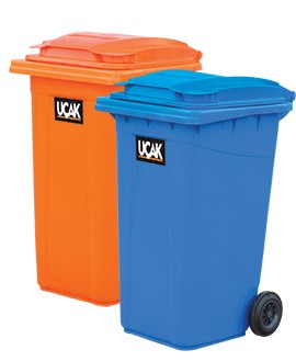 Plastik 240 Lt Çöp Konteyner